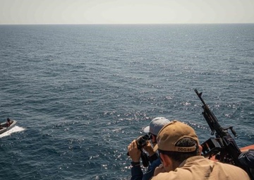 USS Carney Conducts Anti-Terrorism Drills