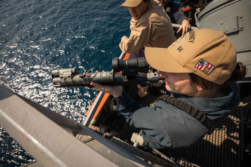 USS Carney Conducts Anti-Terrorism Drills