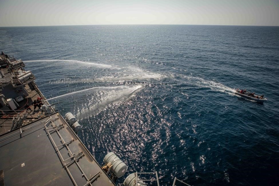 USS Carney Conducts Anti-Terrorism Drills