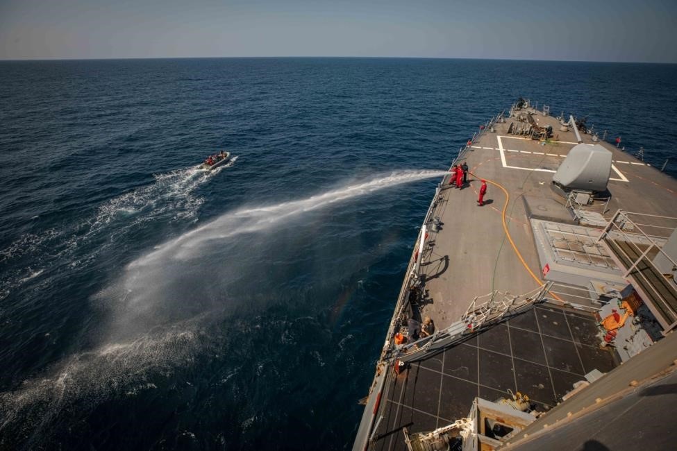 USS Carney Conducts Anti-Terrorism Drills