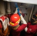 USS Carney Conducts Damage Control Drills