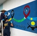 Pacific Partnership 2024-1: Mural at the Palau National Olympic Committee