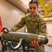 Airman Services Sidewinder Practice Missile at Selfridge Air National Guard Base