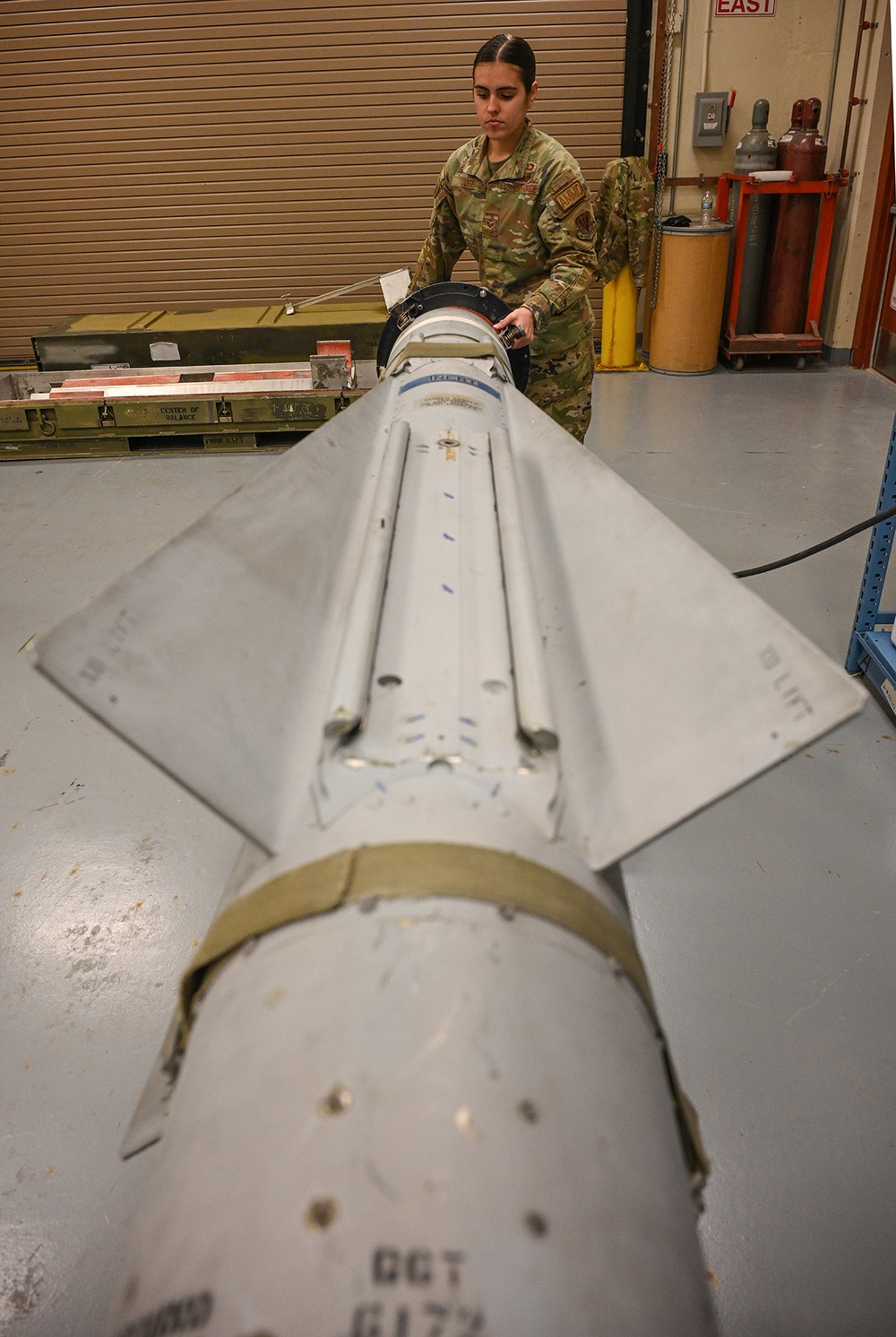 Airman Services Maverick Practice Missile at Selfridge Air National Guard Base