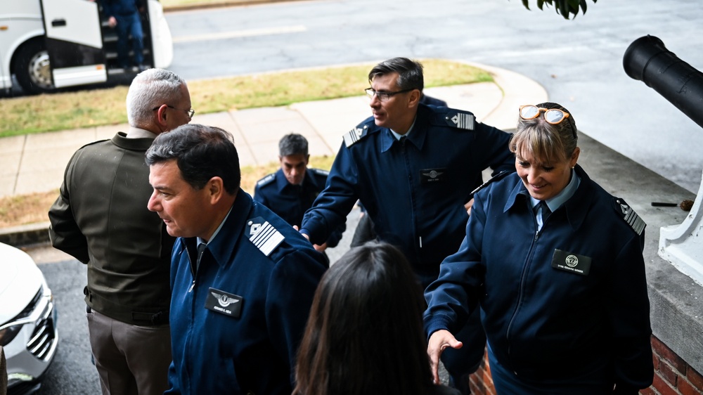 Argentinian Air Force Cadets Visit the IADC