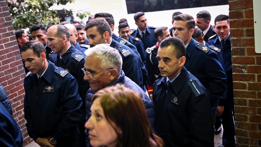 Argentinian Air Force Cadets Visit the IADC
