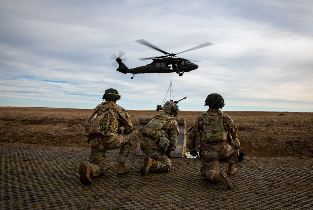 King of Battle gets a lift at Mihail Kogalniceanu Air Base