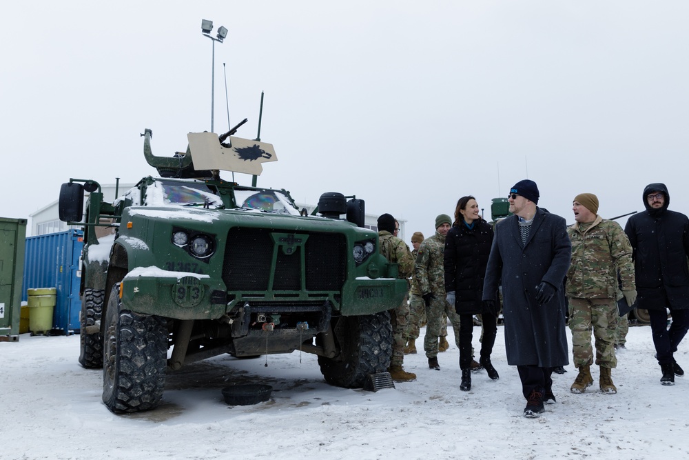 Lithuanian Speaker of Parliament visits 3rd Infantry Division Soldiers in Lithuania