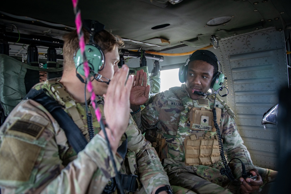 King of Battle gets a lift at Mihail Kogalniceanu Air Base