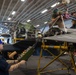 USS Bataan Sailors Conduct AV-8B Harrier Maintenance