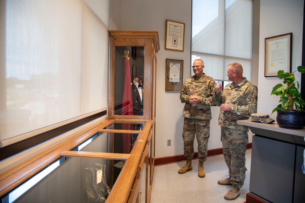 Louisiana National Guard Training Center Pineville cuts ribbon on Dabadie area of post