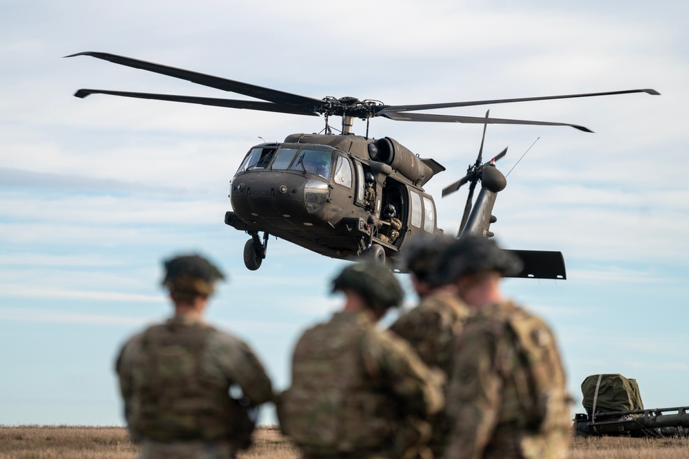 Artillery Soldiers conduct Elevator Drills at Mihail Kogalniceanu Air Base