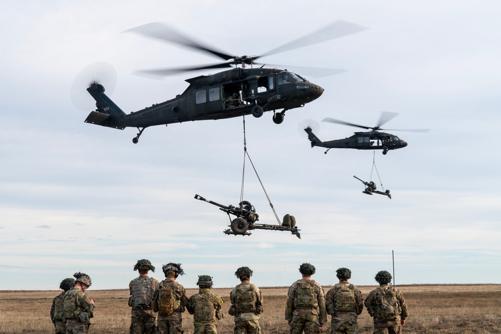 Artillery Soldiers conduct Elevator Drills at Mihail Kogalniceanu Air Base