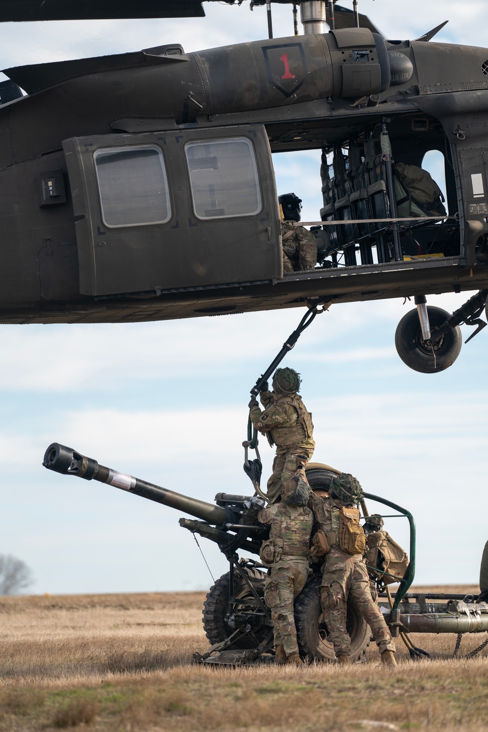 Artillery Soldiers conduct Elevator Drills at Mihail Kogalniceanu Air Base