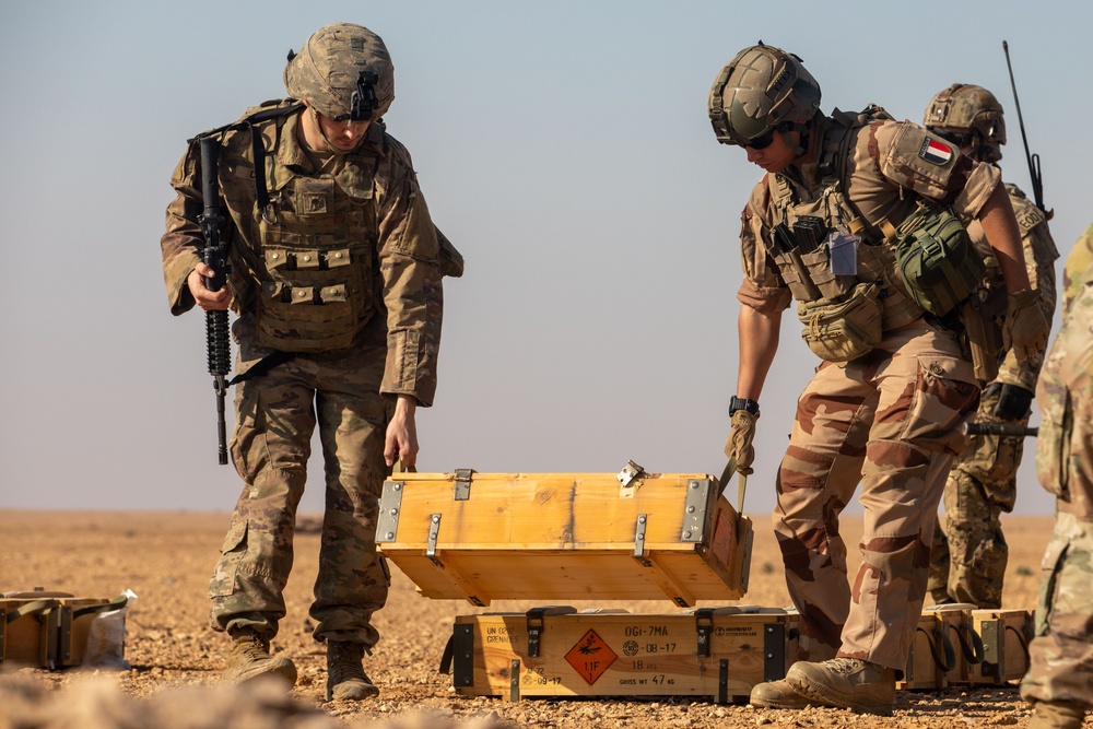 Al Asad Air Base Controlled Explosive Ordinance Detonation