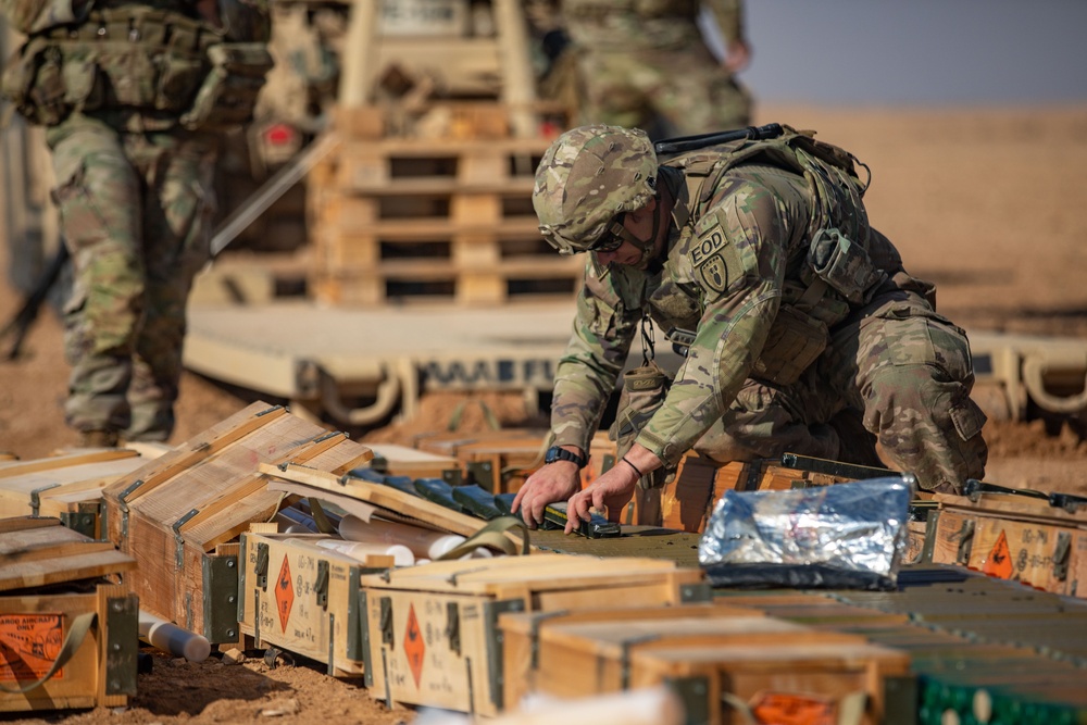 Al Asad Air Base Controlled Explosive Ordinance Detonation