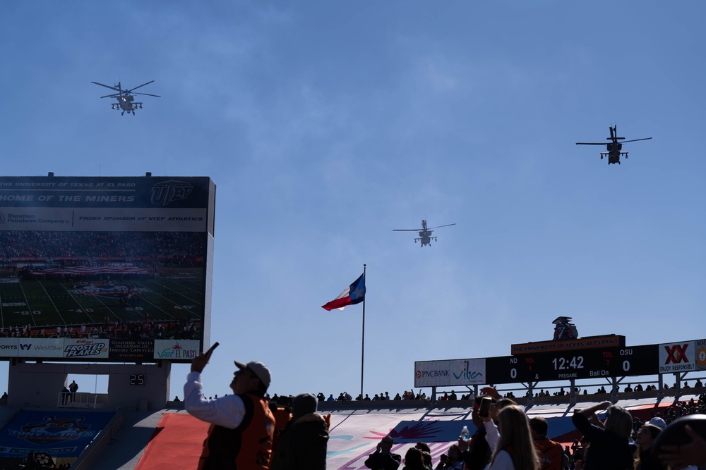 90th Annual Tony the Tiger Sun Bowl game flyover