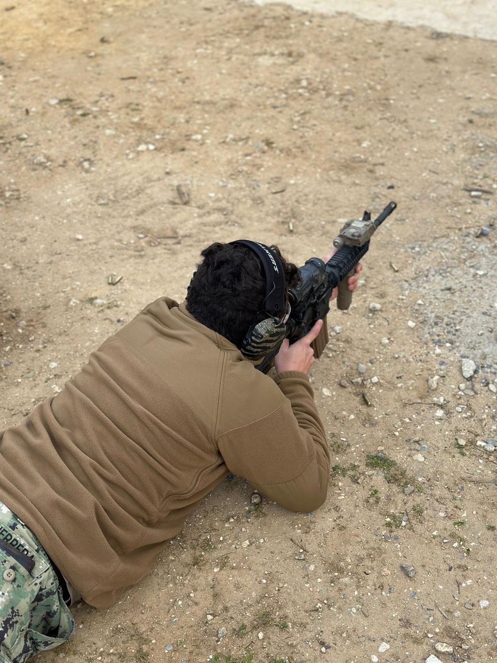 MSRON 2 and MSRON 10 Sailors conduct live fire weapons shoot in Rota, Spain