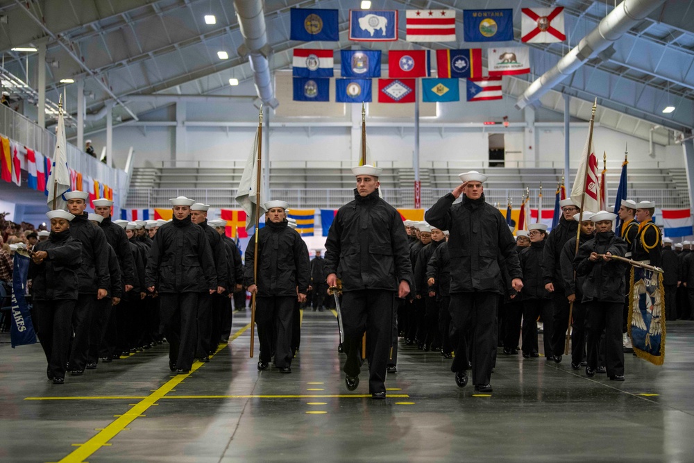 Recruit Training Command Pass in Review