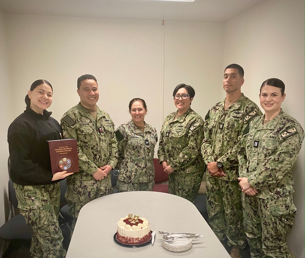 Legalman celebrates rating, reflects on service