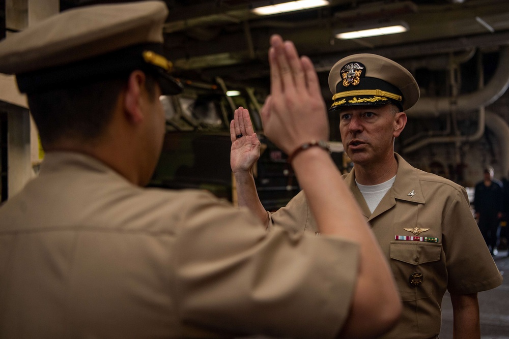 Boxer ADCA Promotes to Lieutenant