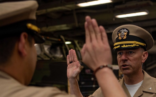 Boxer ADCA Promotes to Lieutenant