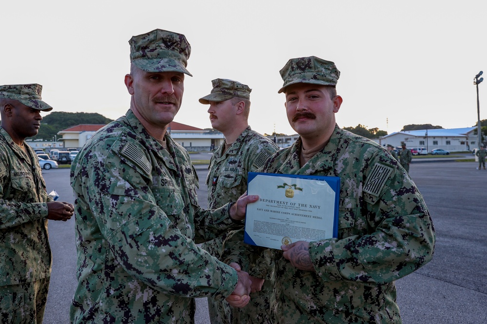 NMCB 4 Conducts Awards at Quarters (3 of 8)