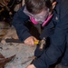 USS Ronald Reagan (CVN 76) Sailors conduct deck demolition