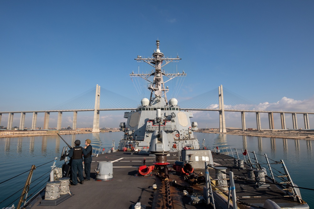 DVIDS - Images - USS Laboon Transits the Suez Canal [Image 5 of 6]