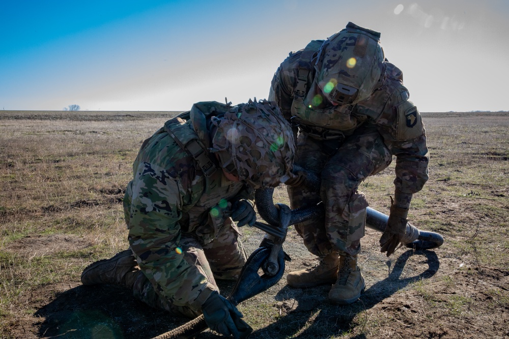 King of Battle gets a lift at Mihail Kogalniceanu Air Base