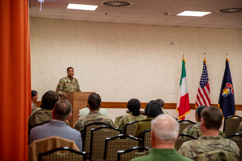 Master Sgt. Tameka E. Horne is laterally appointed to Sgt. Maj.