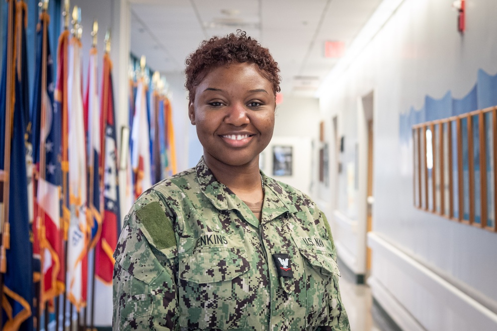 Hospitalman Meaghan Jenkins:  Cherry Point Clinic’s 2023 Bluejacket of the Year