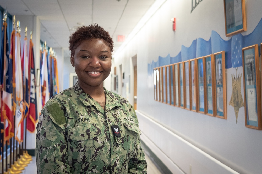 Hospitalman Meaghan Jenkins:  Cherry Point Clinic’s 2023 Bluejacket of the Year