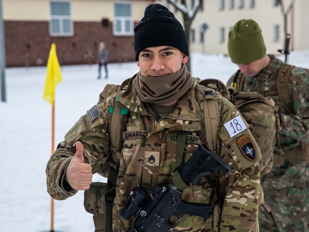 3rd Infantry Division Soldiers compete alongside NATO Allies in Croatian “Winter Challenge”