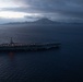 The USS Gerald R. Ford transits the Strait of Gibraltar