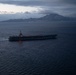 The USS Gerald R. Ford transits the Strait of Gibraltar