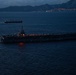 The USS Gerald R. Ford transits the Strait of Gibraltar