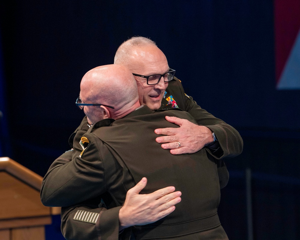 Promotion and swearing-in ceremony iho LTG Mingus