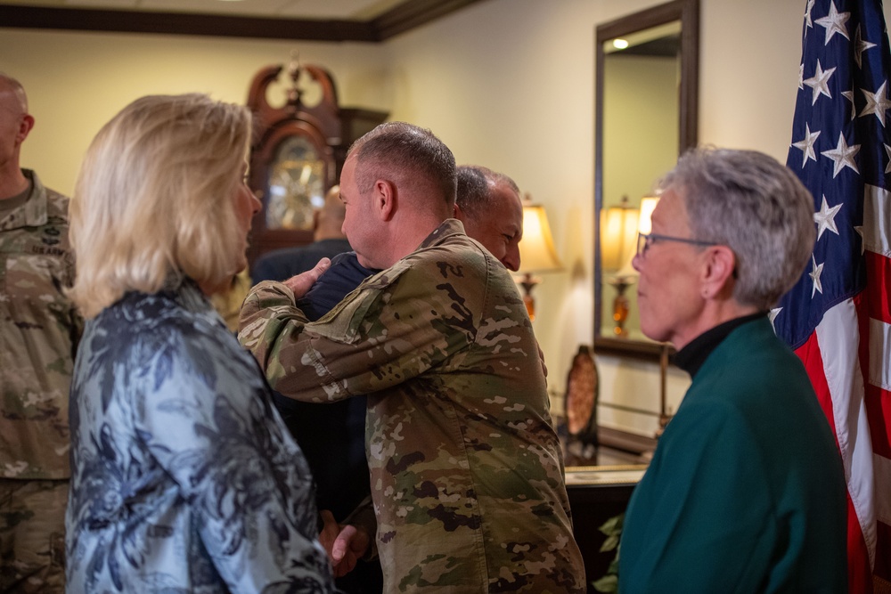 The promotion ceremony for Deputy Chief of Staff for intelligence, Maj. Gen. Anthony R. Hale