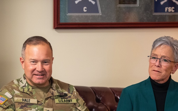 The promotion ceremony for Deputy Chief of Staff for intelligence, Maj. Gen. Anthony R. Hale