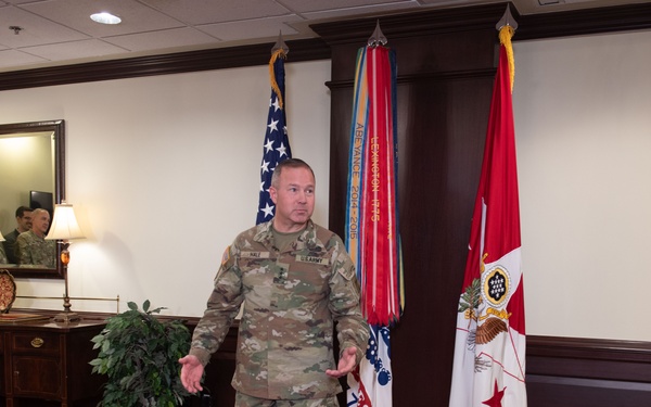The promotion ceremony for Deputy Chief of Staff, G-2, Maj. Gen. Anthony R. Hale