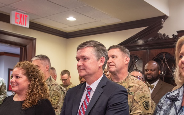 The promotion ceremony for Deputy Chief of Staff for intelligence, Maj. Gen. Anthony R. Hale