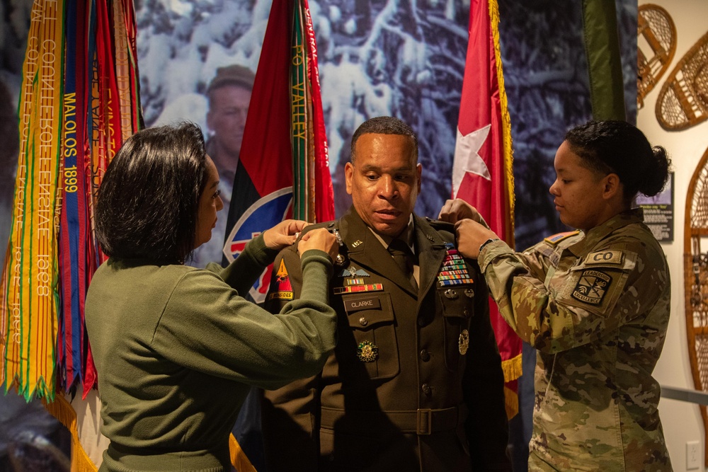 Brig. Gen. Kendall Clarke Promotion Ceremony