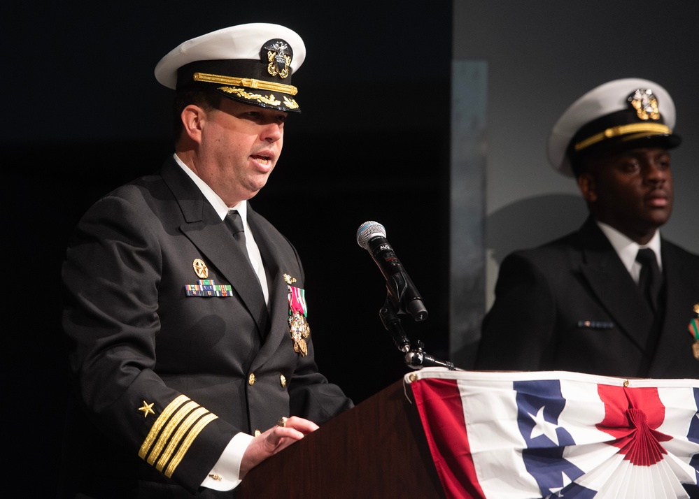 USS Ohio-Blue Holds Change of Command Ceremony