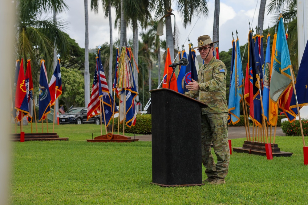 USARPAC Flying V Ceremony