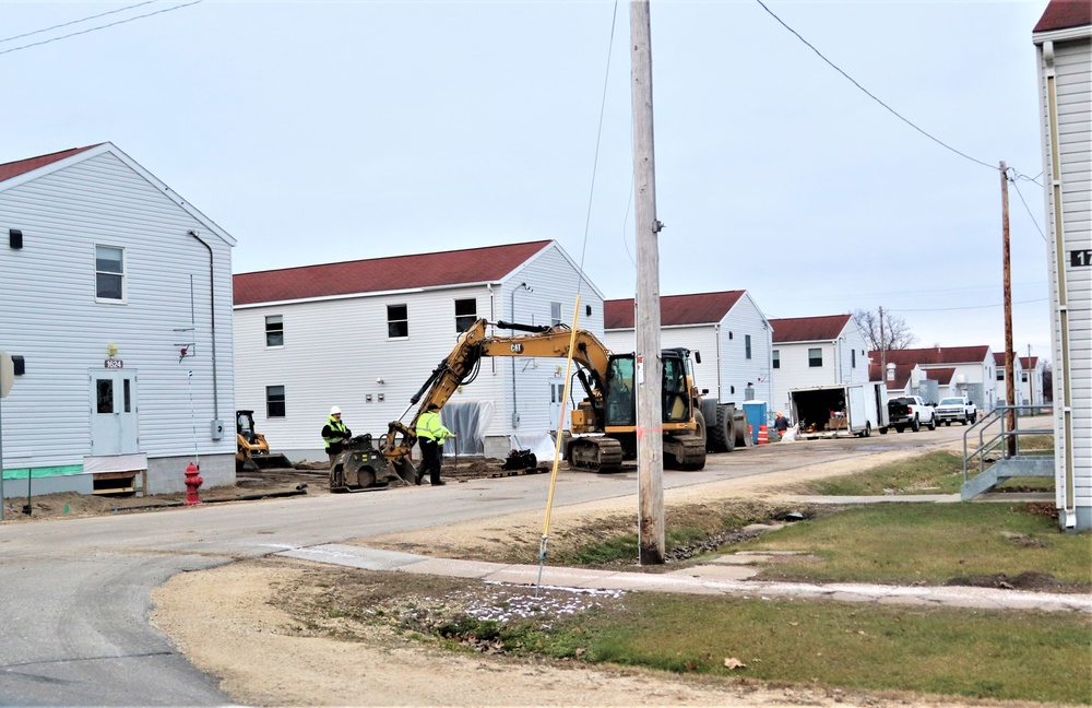 Contractors finish moving World War II-era barracks buildings to new foundations at Fort McCoy