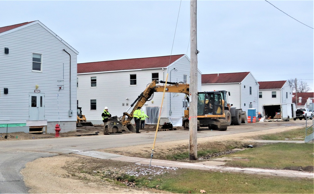 Contractors finish moving World War II-era barracks buildings to new foundations at Fort McCoy