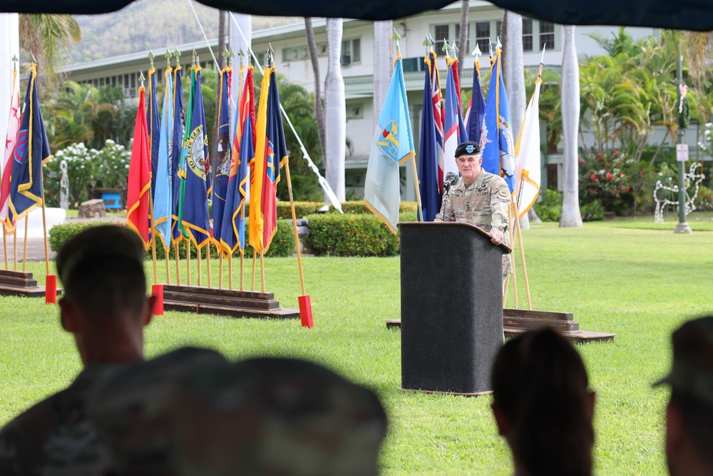 USARPAC Flying V Ceremony