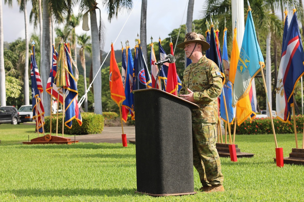 USARPAC Flying V Ceremony