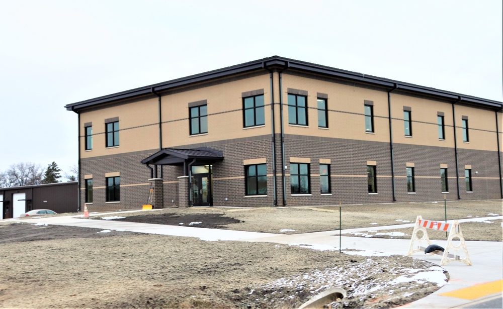 January 2024 construction operations of $11.96 million transient training brigade headquarters at Fort McCoy